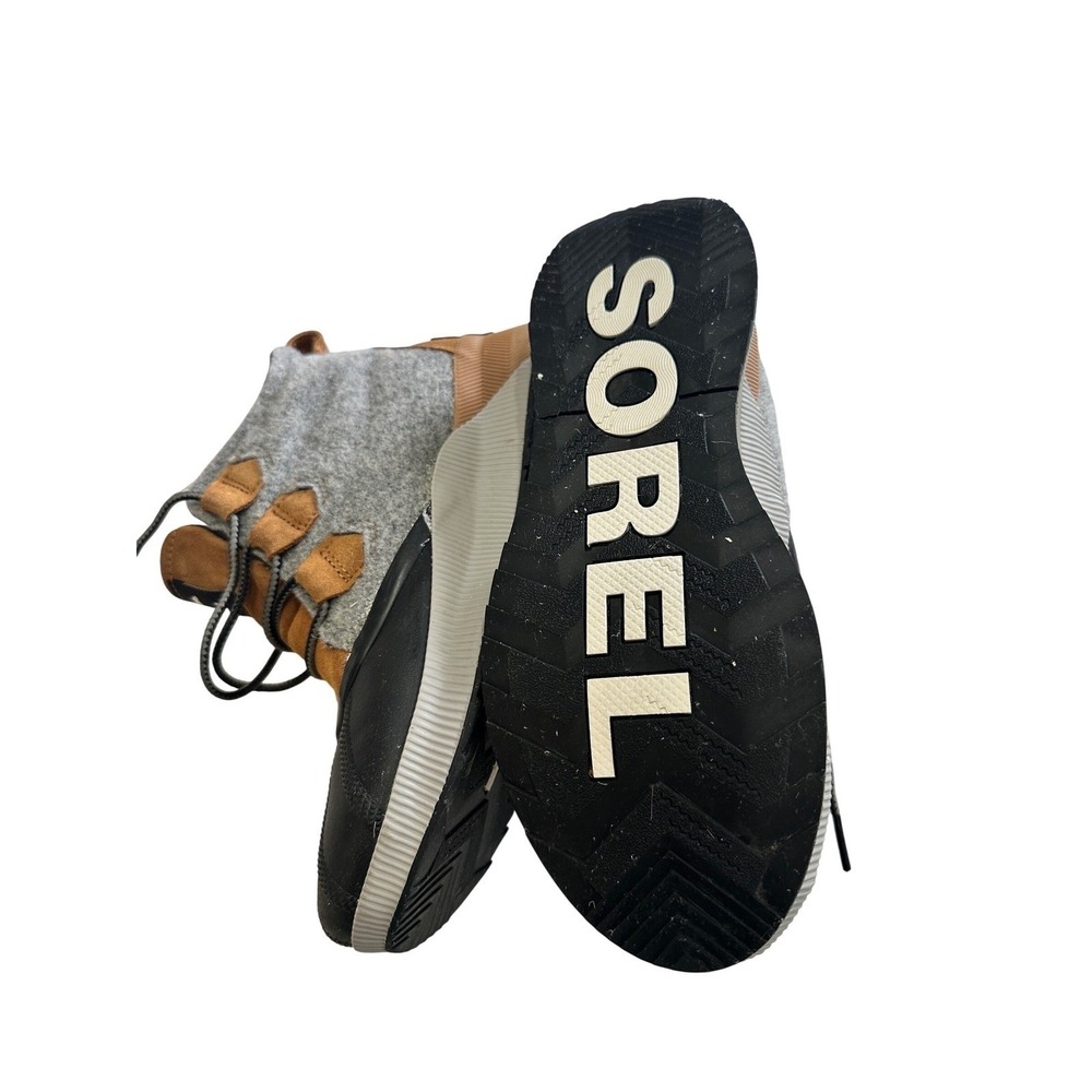 Women Sorel Out N About III Classic Duck Boots Grey Felt  Waterproof 8.5 - Picture 8 of 9